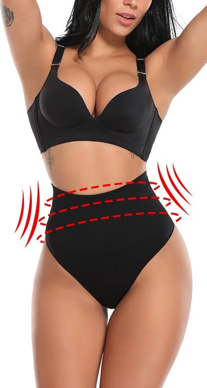 High Waist Tummy Control Panty - Thin Women's Underwear briefs
