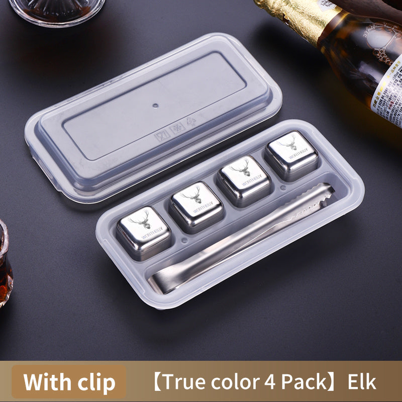 304 Stainless Steel Food Grade Metal Ice Cubes