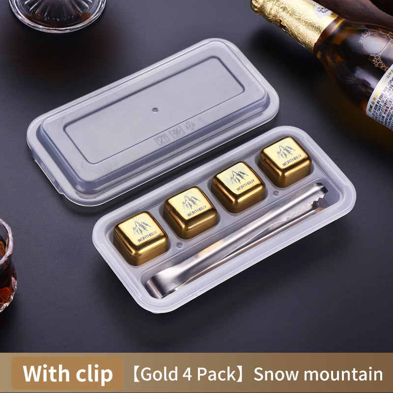304 Stainless Steel Food Grade Metal Ice Cubes