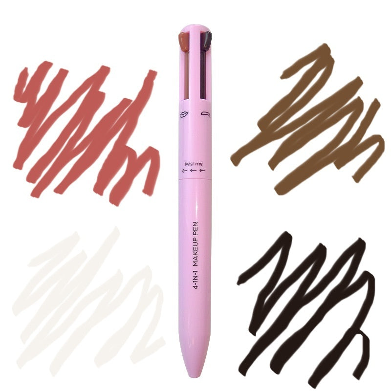 4 in 1 make up pen - Highlighter, Lip Liner ,Eyeliner, Eyebrow Pencil