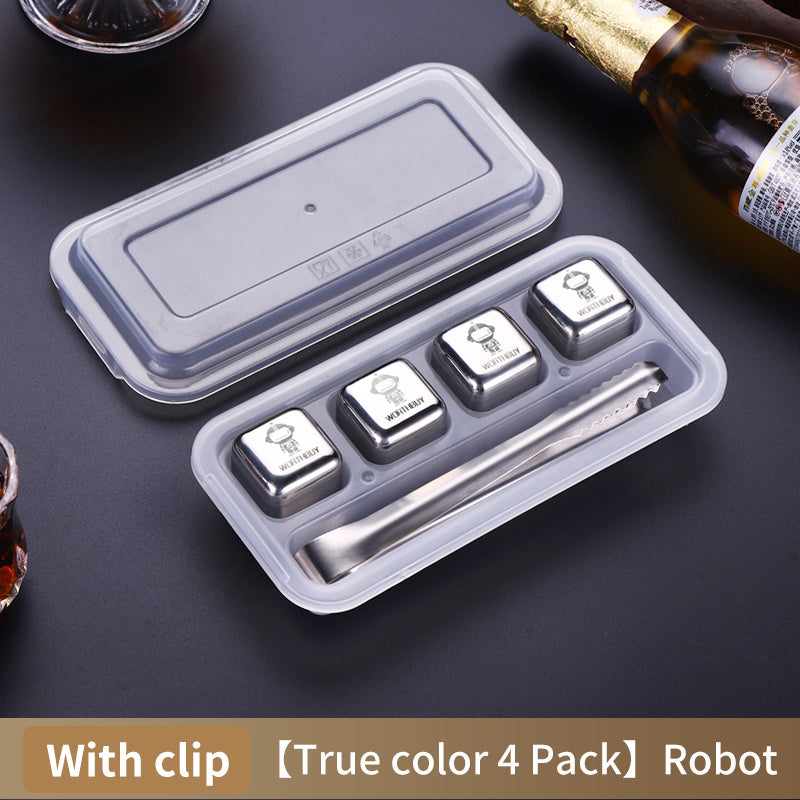 304 Stainless Steel Food Grade Metal Ice Cubes