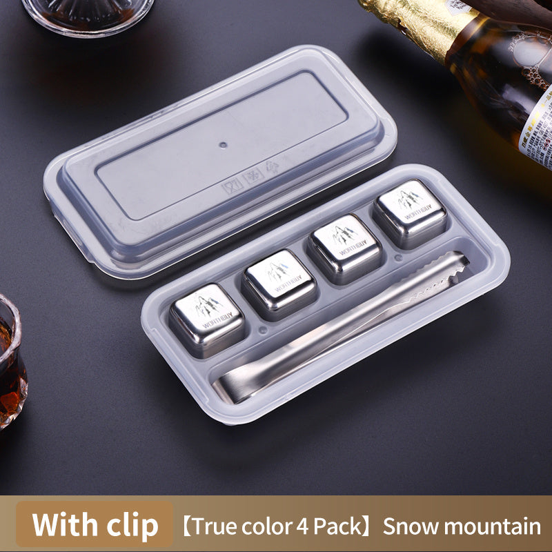 304 Stainless Steel Food Grade Metal Ice Cubes