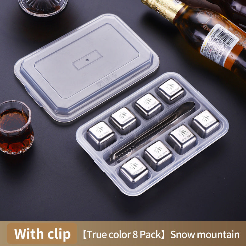 304 Stainless Steel Food Grade Metal Ice Cubes