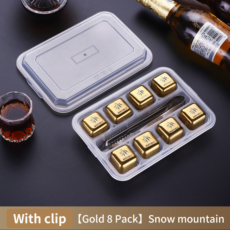 304 Stainless Steel Food Grade Metal Ice Cubes