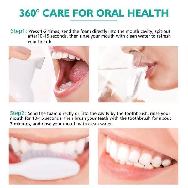 Teeth/Tooth Whitening Mousse - Remove Smoke Stain Mousse Toothpaste