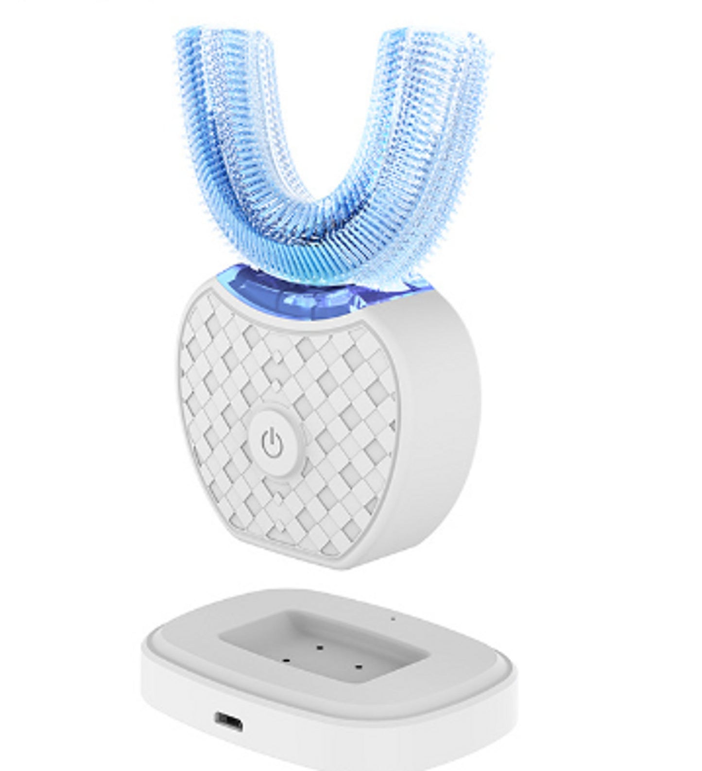 Electric Toothbrush - 360 Degrees Intelligent Automatic brush - Waterproof U Type Tooth Brush Whitening Blue Light USB Charging
