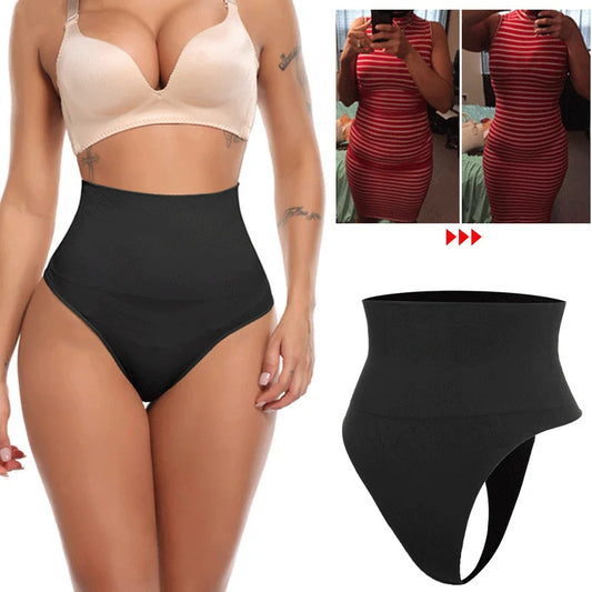 High Waist Tummy Control Panty - Thin Women's Underwear briefs