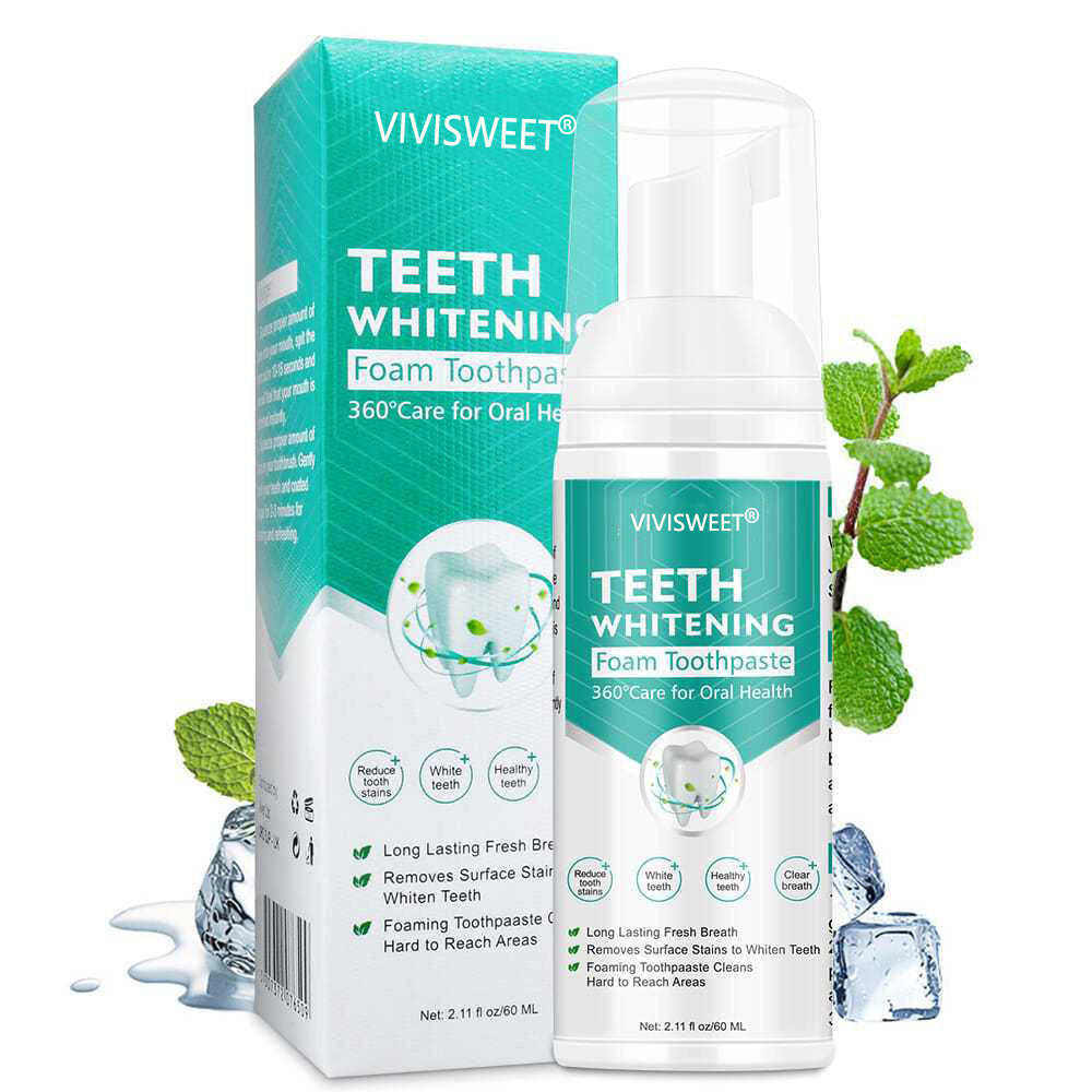 Teeth/Tooth Whitening Mousse - Remove Smoke Stain Mousse Toothpaste
