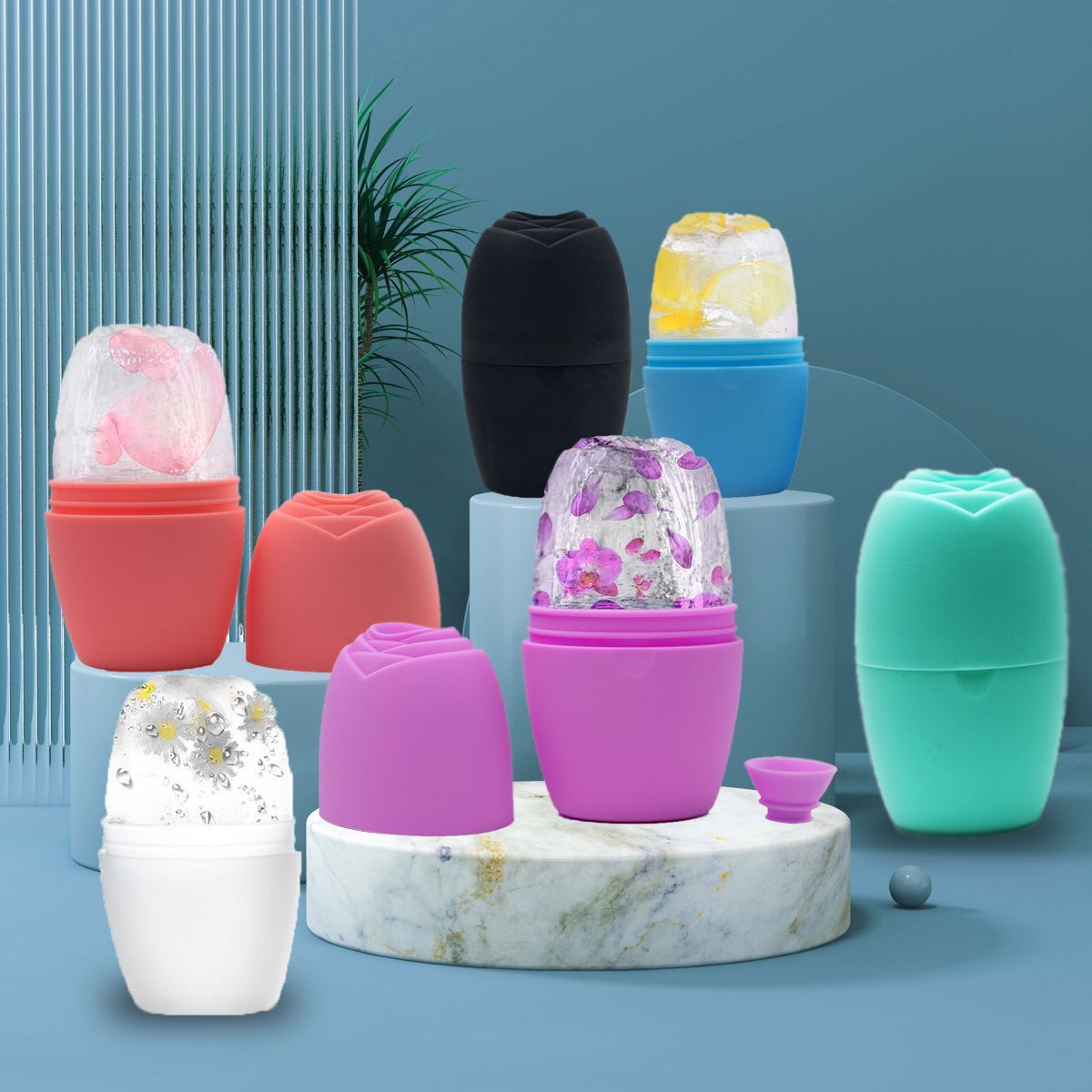 Silicone Face Ice Roller - Compress Ice Tray