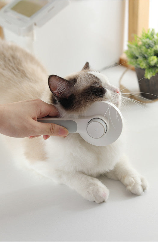 Round Handle Pet Comb for Easy Grooming & Detangling