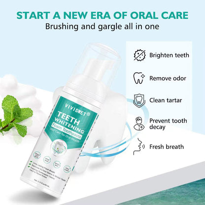 Teeth/Tooth Whitening Mousse - Remove Smoke Stain Mousse Toothpaste