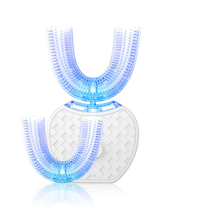 Electric Toothbrush - 360 Degrees Intelligent Automatic brush - Waterproof U Type Tooth Brush Whitening Blue Light USB Charging