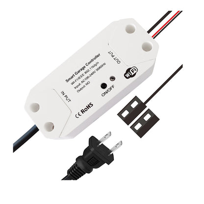 Graffiti Smart WiFi Garage Door Opener – Remote App Control & Voice Assistant Compatible