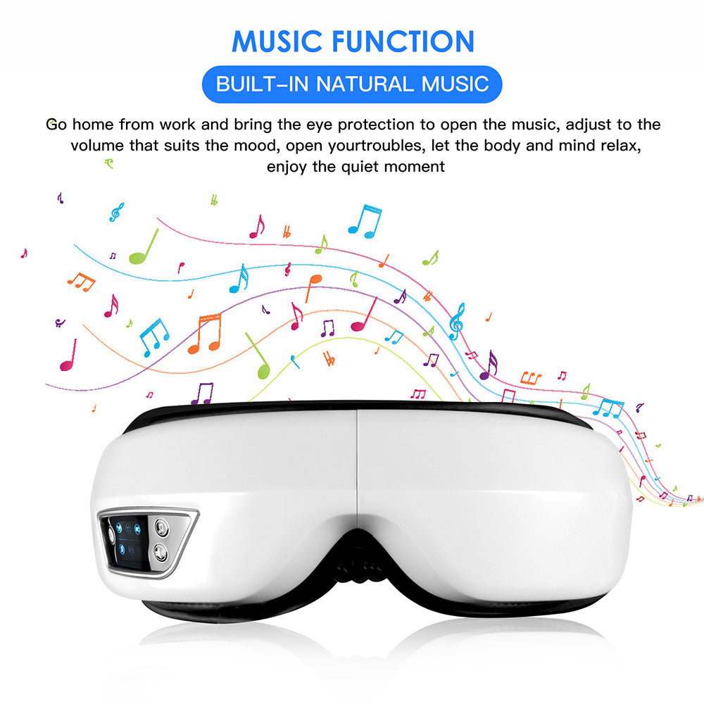 Eye Massager 6D Smart Airbag - Intelligent Air Pressure Hot Compress Vibration