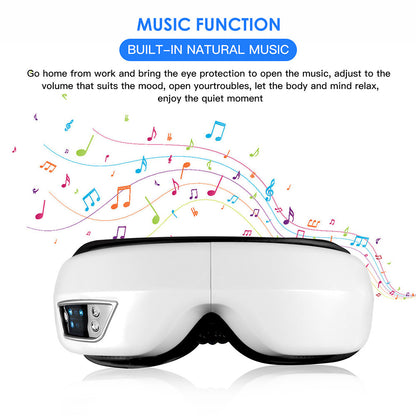 Eye Massager 6D Smart Airbag - Intelligent Air Pressure Hot Compress Vibration