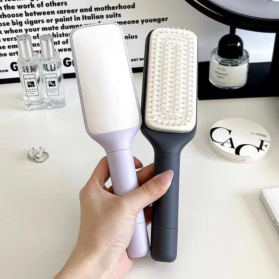 4-in-1 Self-Cleaning Hair Brush – Scalable, Rotating, Anti-Static Massage Comb for Easy Hair Care
