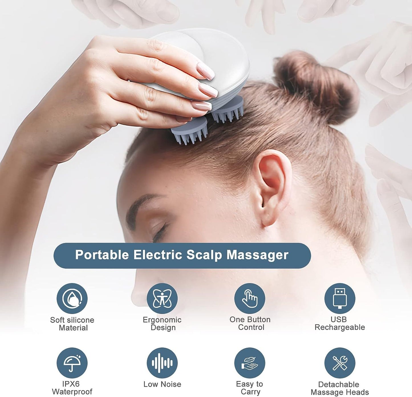 Head and Scalp Massage Device