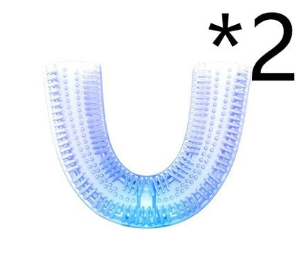 Electric Toothbrush - 360 Degrees Intelligent Automatic brush - Waterproof U Type Tooth Brush Whitening Blue Light USB Charging